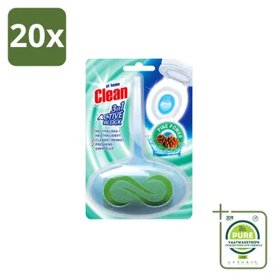Productafbeelding van 20 x Toiletblok 3-in-1 Active - Tanne - Grote verpakking - 20 stuks
