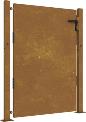 Image de Portail de jardin vidaXL 100 x 150 cm en acier Corten