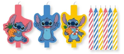 Immagine prodotto di "Stitch & Angel" Articoli per decorazioni da festa - Variante: candele (9 pezzi)