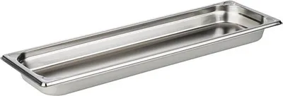 Produktbild von APS 81801 GN 2/4 Behälter, Edelstahl, 53 x 16,2 cm, Tiefe 40 mm, 2,4 Liter