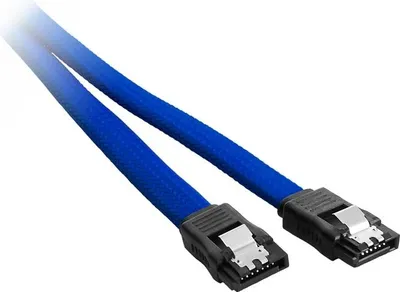 Produktbild von Cablemod CM-CAB-SATA-N60KB-R, 0,6 m, SATA III, Weiblich/Weiblich, Blau, Gerade, Gerade
