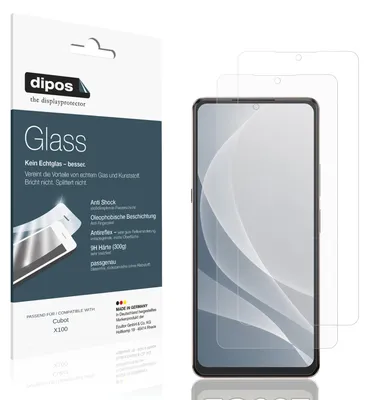 Image de 2x Protection ecrán pour Cubot X100 mat Verre souple Film Protecteur 9H dipos