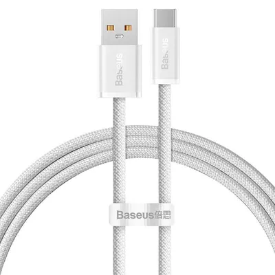 Zdjęcie produktu dla Kabel Baseus Dynamic USB-A - USB-C 2,00 m 100W biały