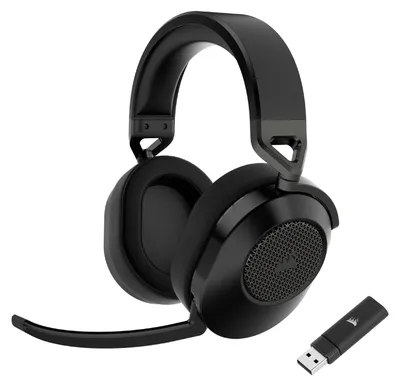 Produktbild von Corsair HS65, Kabellos, Gaming, 20 - 20000 Hz, 591 g, Kopfhörer, Schwarz