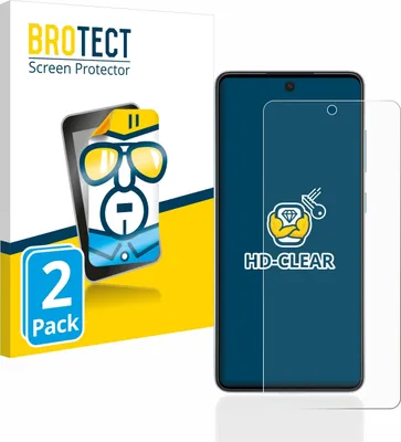 Produktbild von 2x Für Samsung Galaxy A52 5G Schutzfolie BROTECT Displayschutz Display Schutz Folie Klar Transparent