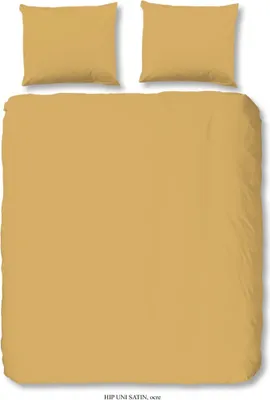 Produktbild von HIP Bettwäsche-Set Uni 240 x 200/220 cm Ockergelb