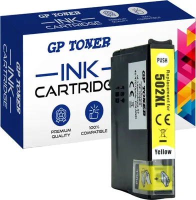 Produktbild von Druckerpatronen Kompatible für Epson 502 XL WF2860 DWF WF2865DWF XP-5100 XP-5105 Gelb
