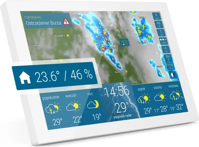 Produktbild von pogoda & radar home 3, stacja pogodowa z radarem pogodowym