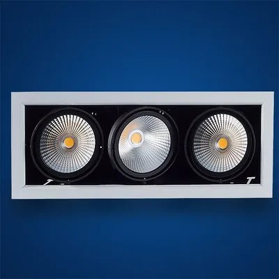 Produktbild von 3x35W 3-fach Einbauleuchte Kardan 840 Neutralweiß