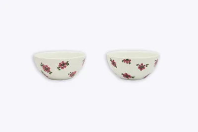 Produktbild von Keramikschalen - Set 2 - Blumen | Really Nice Things | 16 x 16 x 7 cm | Multicolor