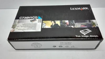 Produktbild von Lexmark C736H1CG, 10000 Seiten, Cyan, 1 Stück(e)