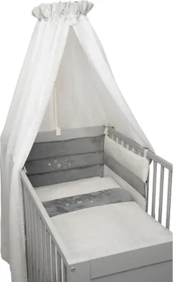 Produktbild von Be Be's Collection Sternchen grau Bett-Set 3-tlg.
