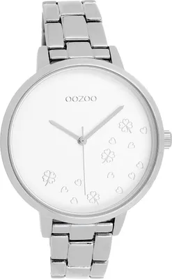 Produktbild von Oozoo Damen Edelstahlarmband Uhr Timepieces silber Analog Quarzuhr UOC11120