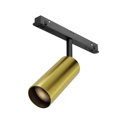 Produktbild von Maytoni  Strahler für Magnetschienen-System Exility Focus LED incl. Schwarz und Messing aus Aluminum   Dimmbar 12W für Küche, Schlafzimmer, Wohnzimmer, Esszimmer, Lobby