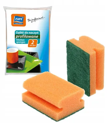 Produktbild von Ravi Küchenschwamm profiliert 2 Stück Reiniger