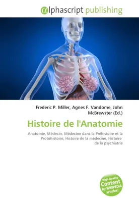 Produktbild von Histoire de l'Anatomie