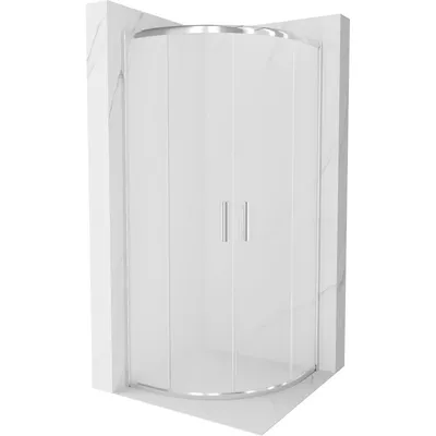 Obrázok produktu pre Mexen Rio polkruhová sprchová kabína 90 x 90 cm, inovať, chrómová - 863-090-090-01-30