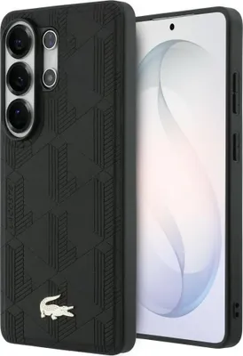 Obrázok produktu pre Puzdro Lacoste Galaxy S26 Ultra umelá koža čierna MagSafe logo zlatá farba