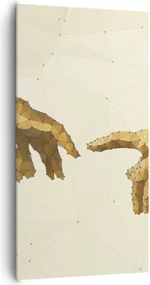 Produktbild von Bild auf Leinwand - Leinwandbild - Abstraktion modern - 65x120cm - Wand Bild - Wanddeko - Leinwanddruck - Bilder - Kunstdruck - Wanddekoration - Leinwand bilder - Wandkunst - PA65x120-3713