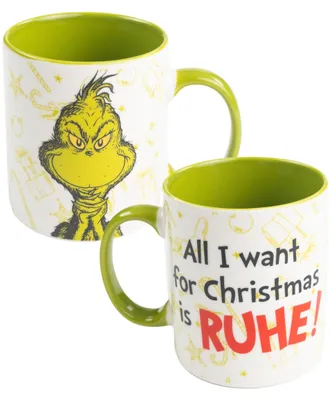 Obrázok produktu pre Keramický hrnček s dizajnom Grinch pre kávu a čaj