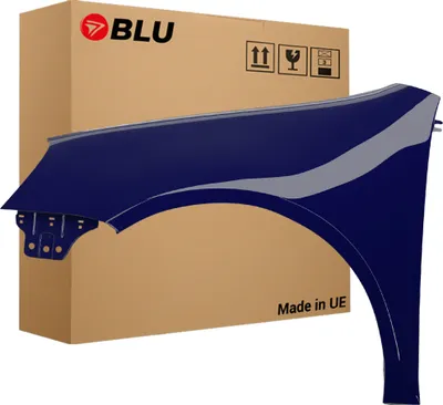 Immagine prodotto di BLU Parafango compatibile con VW Volkswagen Golf V 5 Hatchback LA5G Sinistra Blau PerlBlau | 2003-2009 | Anteriore | Verniciato | Pronto per il montaggio | Acciaio