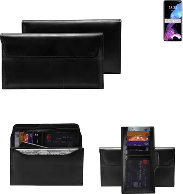 Produktbild von K-S-Trade Handy Hülle kompatibel mit Meizu 18 Schutz Hülle Tasche Schutz Case Handytasche Kunstleder schwarz, 1x