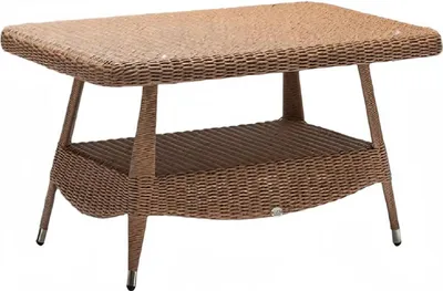 Obrázok produktu pre Konferenčný stolík Hnedý bočný stôl Stoly Design Luxusný záhradný nábytok Konferenčný stolík