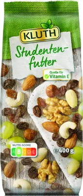Produktbild von Kluth Studentenfutter Premium Snack Quelle für Vitamin E 400g