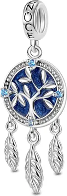 Produktbild von Gnoce Charm Anhänger Traumfänger GNC106 Silber