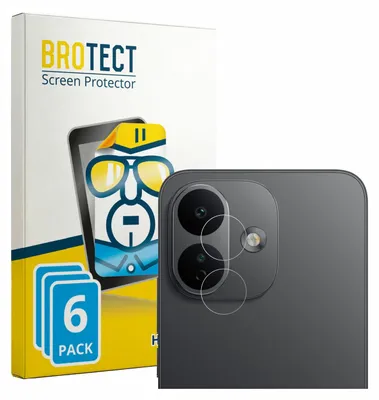Produktbild von 6x Für Xiaomi Redmi Note 17 Pro 5G (NUR Kameraschutz) Schutzfolie BROTECT Displayschutz Display Schutz Folie Klar Transparent