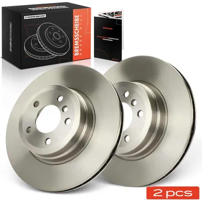 Imagen del producto de Discos de freno traseros Frankberg, compatibles con BMW X5 E70 F15 F85, X6 E71 E72 F16 F86, modelos de 2006 a 2019