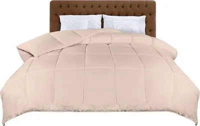 Immagine prodotto di Piumino 4 stagioni, 220 x 260 cm, beige, imbottitura in poliestere, microfibra