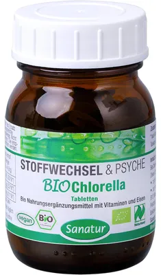 Produktbild von Sanatur  Chlorella Tabletten, 100 St. Tabletten