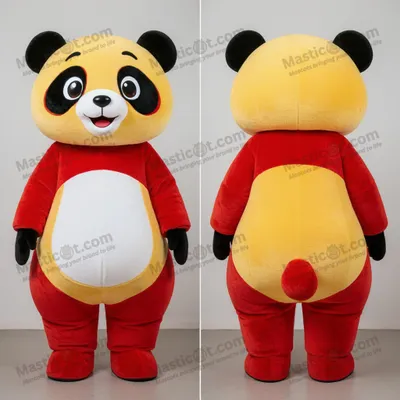 Produktbild von Zimt-Orange MASTICOT verspielter roter Panda Maskottchen