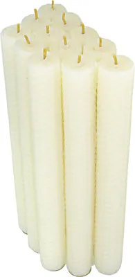 Produktbild von Stabkerzen, 12er-Set, 100 % Bienenwachs, handgerollt