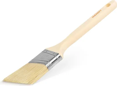 Produktbild von Abgeschrägter Pinsel 2 Zoll (50 mm) – Holzgriff – Für Kanten, Ecken und Rahmen – Glattes und präzises Malen [11196C]