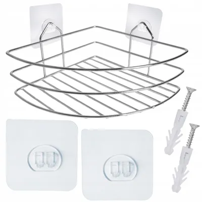 Produktbild von SEPIO Duschablage Silber, Badezimmer Organizer Ein Regal, Duschablage zum Hängen, Duschregal Organizer, Shower Shelf