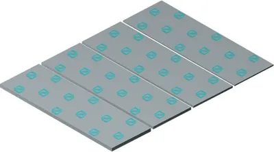 Productafbeelding van Thermische Pad - Koelpasta Vervanger - Componenten Koelen - Gelijkmatig Contact - 120 x 40 mm - Grijs