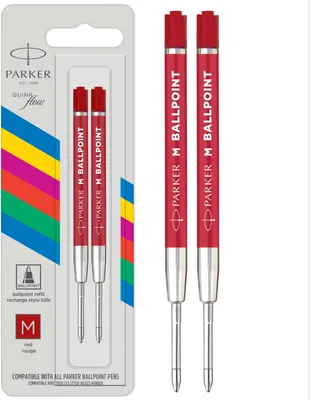 Image de Parker Mine pour stylo à bille QUINKflow Basic 2er M Rouge Blister