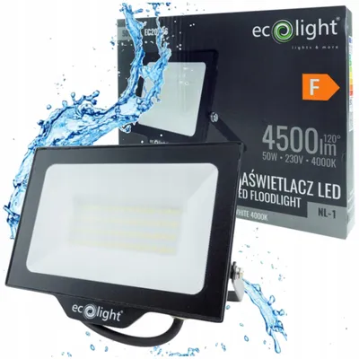Immagine prodotto di Proiettore LED NL-1 50W 4000K 4500lm IP65 Ecolight EC20186