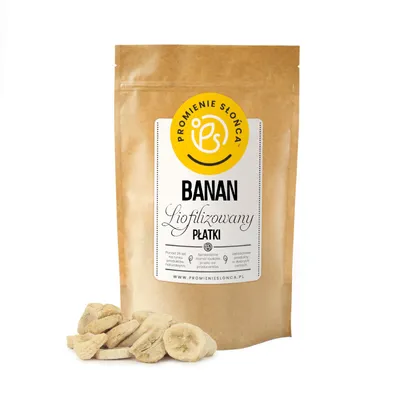 Zdjęcie produktu dla Banan Liofilizowany Plaster 30 g