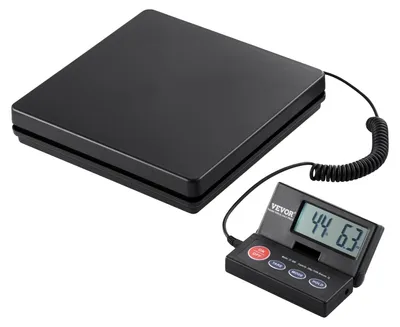 Produktbild von VEVOR Versandwaage Digitale Postwaage 199,6 kg x 48 g, AC/DC Paket LCD, 2 g, 50 kg
