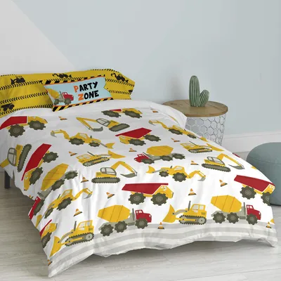Image de Machinery Housse de couette set 2 pièces 135 x 200 cm 100% coton Fabriqué en Europe