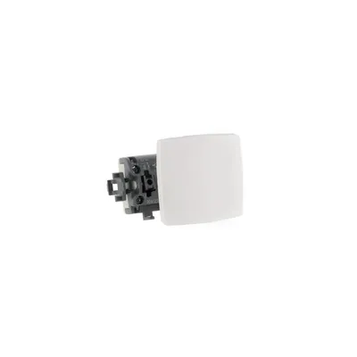 Image de Poussoir 6A Appareillage saillie composable blanc