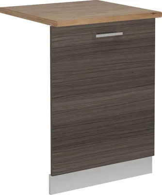 Image de Façade de lave-vaisselle Vicco R-Line Gris noble 60cm , PT Chêne, Model 55001