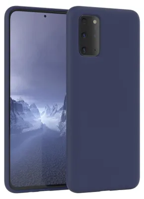 Produktbild von EAZY CASE Silikonhülle für Samsung Galaxy S20 Plus / S20 Plus 5G Silikon Backcover Schutz in Blau