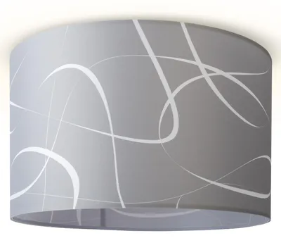 Produktbild von Deckenlampe Wohnzimmer Pendelleuchte Esstisch Lampenschirm Stoff Modern Abstrakt