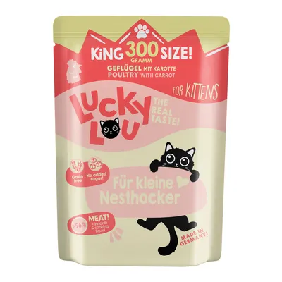 Produktbild von Lucky Lou Lifestage Kitten Geflügel 1x 300g