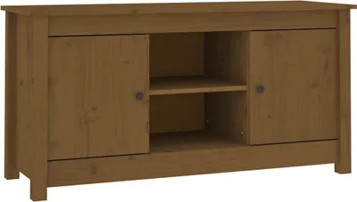 Produktbild von vidaXL TV-Schrank Honigbraun 103x36,5x52 cm Massivholz Kiefer