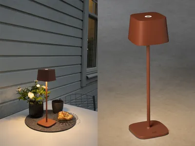 Produktbild von Konstsmide Akku-Tischleuchte Capri Terakotta | Indoor/Outdoor | 7814-960